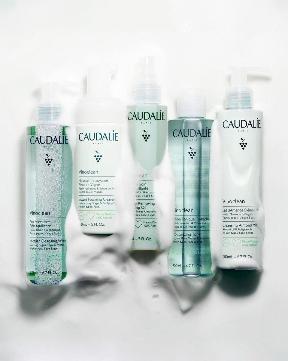 CaudalieUS's tweet photo. Introducing #Vinoclean! Our clean and sustainable line of cleansers got an upgrade—now they’re even better for your skin AND for the planet. Learn more: https://t.co/zZzi6QXqS6 https://t.co/7st3lbQUAs