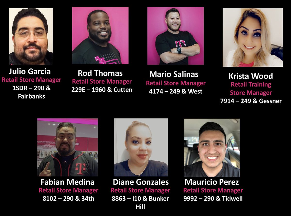 I want to recognize this amazing group of leaders I get to work with every day in Houston Metro North. They are so talented and I am truly thankful for everything they do for #TeamMagenta ! #EmployeeAppreciationDay