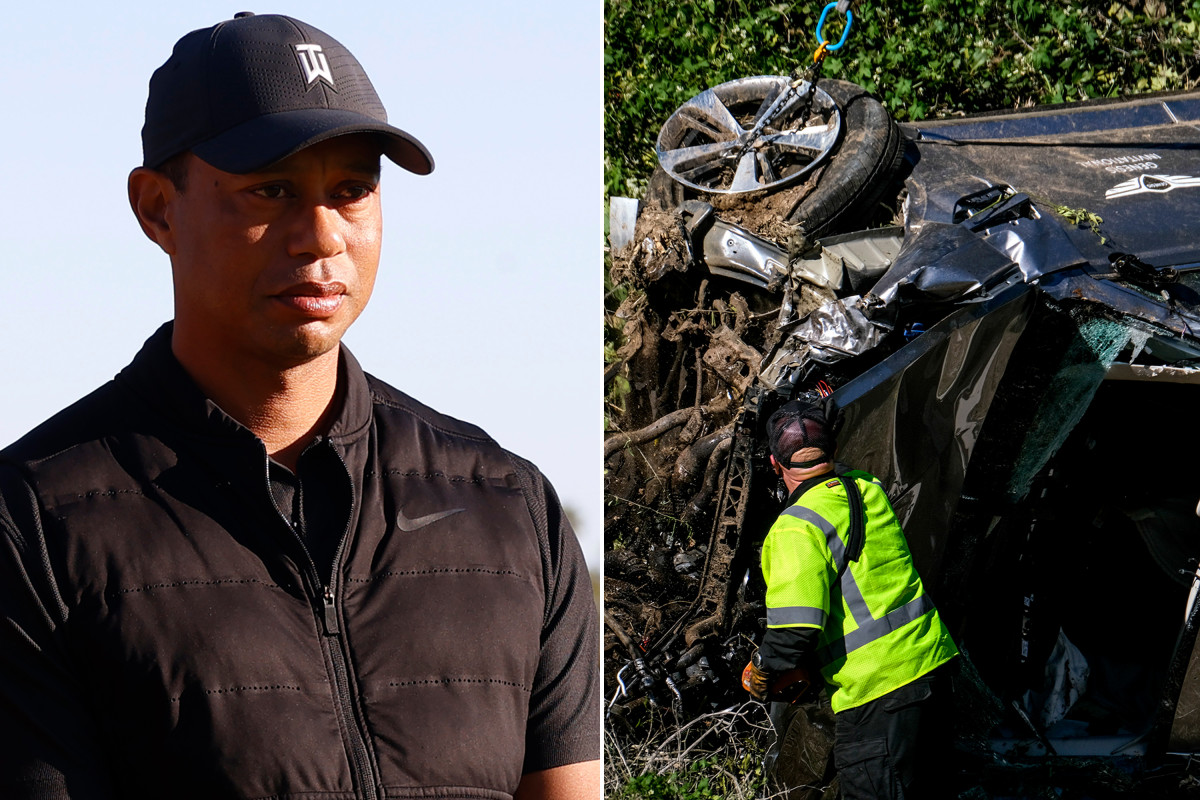Mystery man was first to find an unconscious Tiger Woods after rollover crash