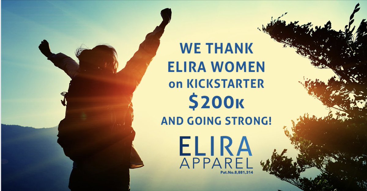 ApparelElira's tweet photo. We just passed $200K on Kickstarter - https://t.co/tsUfkUWDHK