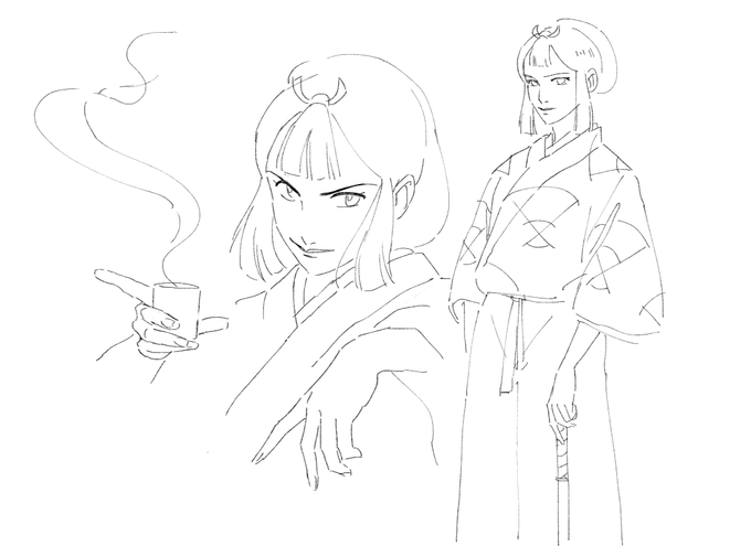 lady eboshi, from princess mononoke :o
some practice😳 