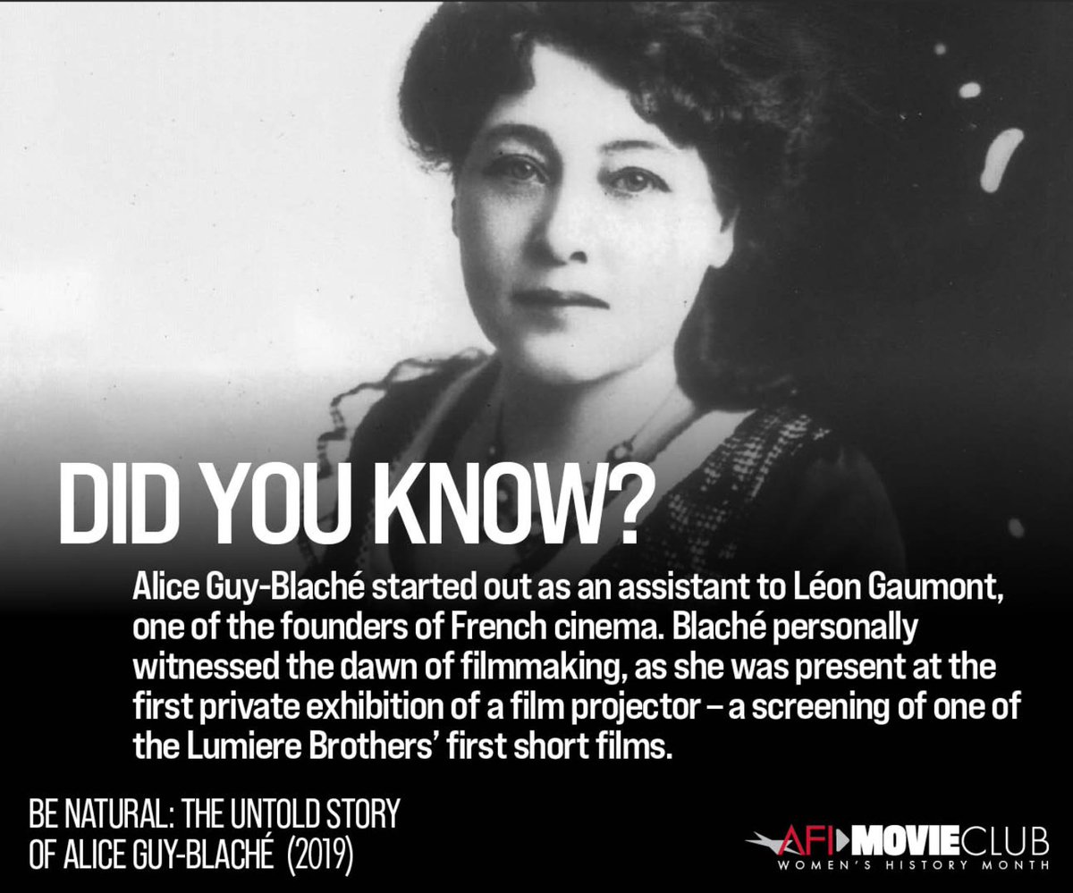 BeNaturalMovie's tweet photo. The #MotherOfCinema #AliceGuyBlaché is now showing with AFI Film Club! Discover the #TrueOrigins of cinema at the link below.
https://t.co/f1FDLeXGaZ https://t.co/RGUZIKXoNt