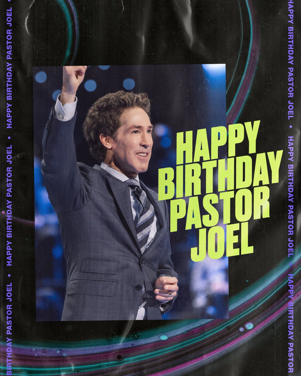 Happy birthday Pastor @joelosteen! Thank you for setting the vision for Lakewood and being an example we can look up to! Lakewood Youth loves you! 🤍