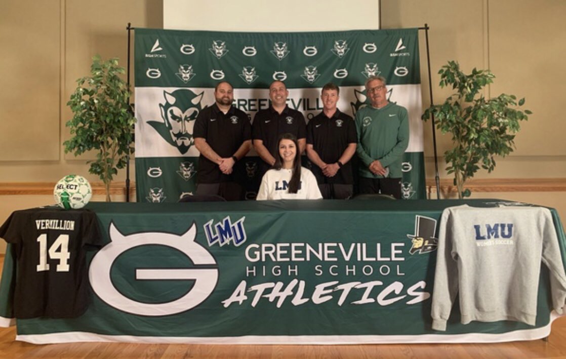 The Lady Devils Soccer team would like to congratulate Macy Vermillion on her decision to continue her playing career at Lincoln Memorial University!  Way to go Macy!