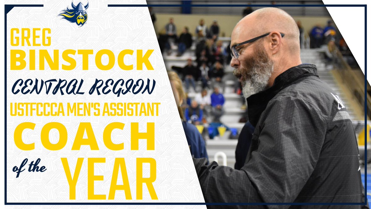 Congratulations to <a href="/AugustanaTrack/">Augustana Track/XC</a>'s Greg Binstock as he has been named the Central Region Assistant Coach of the Year by the <a href="/USTFCCCA/">USTFCCCA</a> ⚔️ 

Full Story ➡️ bit.ly/3c5eGc7

#BuildingChampions