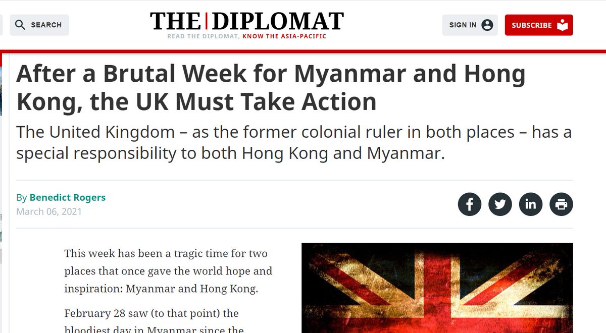 benedictrogers's tweet photo. Ok. Enough is enough.

Statements are good and welcome. 

But action is needed now.

UK has responsibility for #HongKong &amp; #Myanmar/#Burma 

@BorisJohnson @DominicRaab @nadams read my piece - https://t.co/1Fya2nMxUf - 

and tell us what you're going to do. https://t.co/KxX0tKkjhI