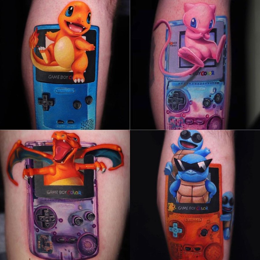 Tattoo Artist Goes Viral Over Incredible Pokemon Designs