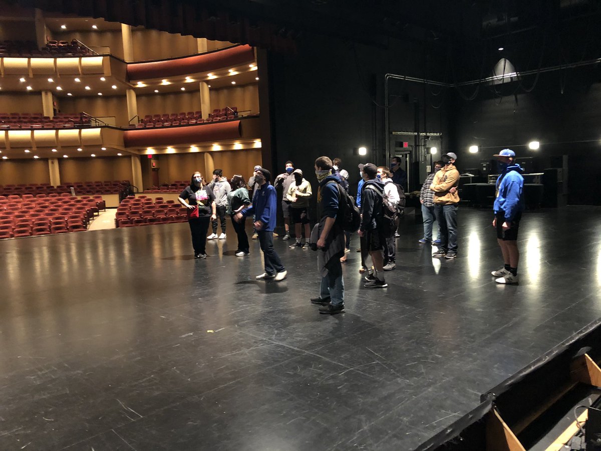 FireVincennes's tweet photo. Yesterday in Building Construction for the Fire Service, we toured the Red Skelton Performing Arts Center.  Thanks to the staff for their hospitality, and for showing us parts of the building few ever see. https://t.co/YM97Zo0lrG