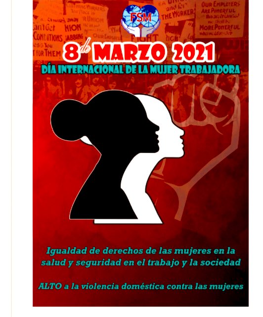 MST on Twitter: "#8M2021 Dia Internacional de la Mujer Trabajadora. Hoy y siempre luchas por justicia y equidad de género. #RompeElPacto Federación Sindical Mundial #FSM @Peoples_WFTU #Mexico Movimiento Social por la Tierra #