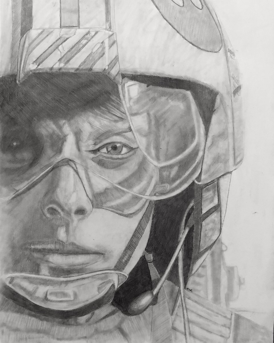 forceiswithme's tweet photo. “Use The Force, Luke”
Here is my pencil drawing of Luke Skywalker on his Death Star trench run. Checkout my Star Wars art &amp; animation on Instagram https://t.co/eUUSYbOquk 

#starwars #starwarsart #lukeskywalker   @HamillHimself https://t.co/hMvwcAuoBo