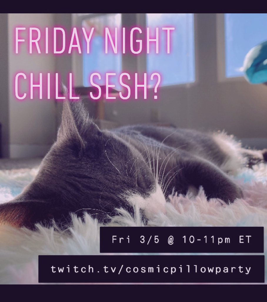 cosmic_pillow's tweet photo. Let's get cozy 🪐✨

#futurebass #edm #electronicmusic #future #futuretrap #dancemusic #popmusic #livestream #livestreaming #dj #housemusic #trap #prettymusic #rave #festival #musicfestival #stressrelief #selfcare #twitch #twitchstreamer #soundcloud https://t.co/EPRrbnsSX1