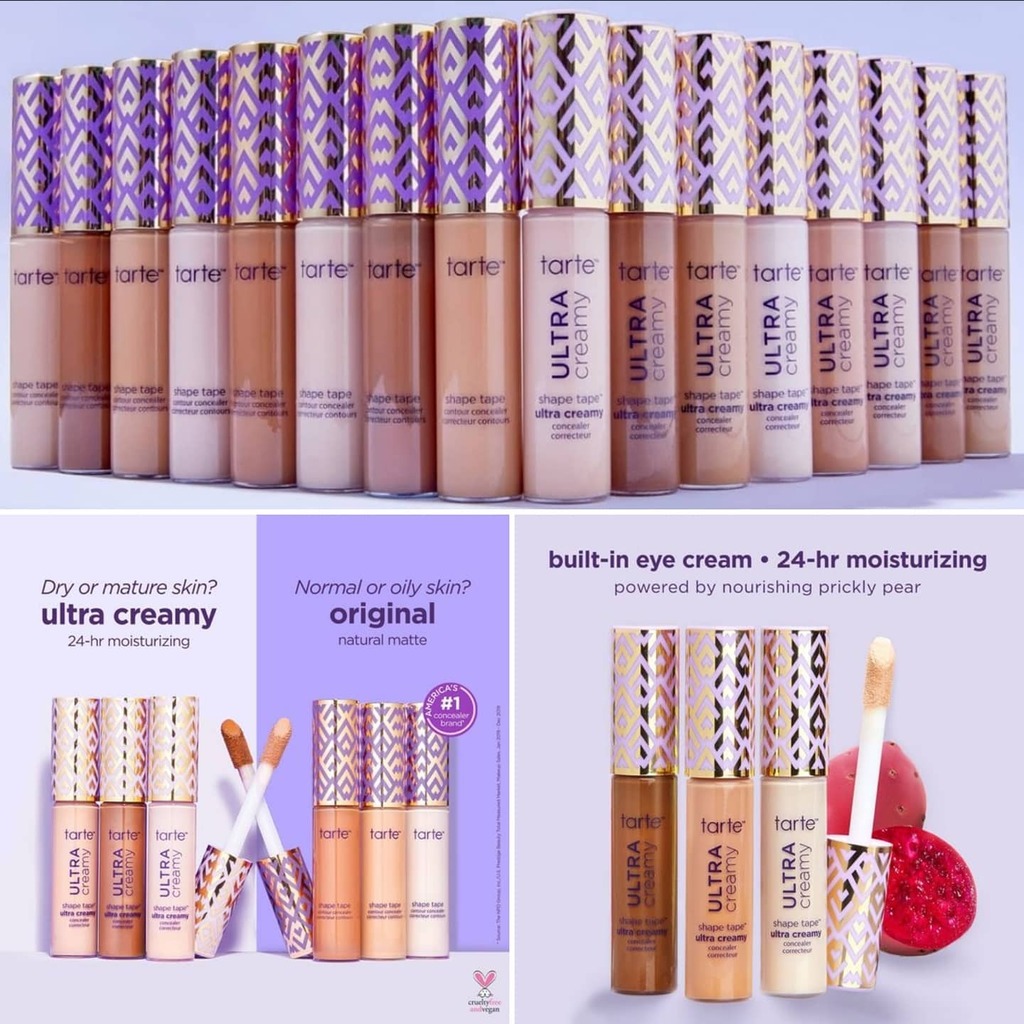 BtyFxByCeleste's tweet image. 🌟AVAILABLE NOW🌟
Introducing @tartecosmetics latest in the #tarteshapetape world , #ShapeTape Ultra Creamy Concealer now available on their #tartecosmetics  websites for $27.
💫 Designed for all skin types, the revolutionary tarte Shape Tape Ultra Crea… instagr.am/p/CMDwlQoLX_D/