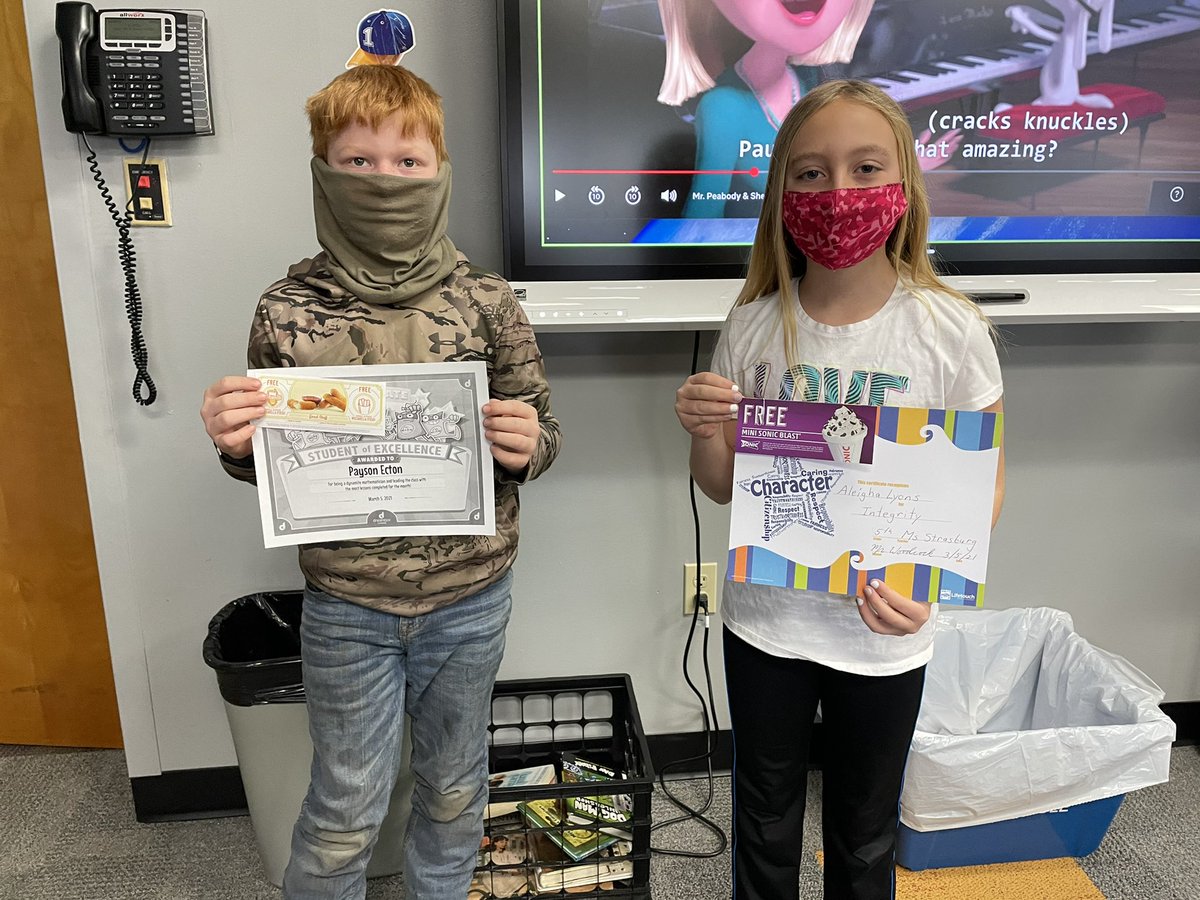 FredoniaLES's tweet photo. 5th Grade Lexia, Dreambox, and Integrity winners: Payson, Aleigha, Evee, Braelyn, Bently, Lola, Camden, and Abigail! Great job! #jacketprideles https://t.co/ppPmQHENsS