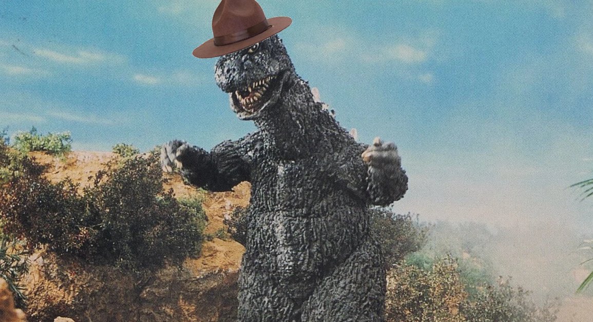 meamwayne's tweet photo. #GodzillaNeverSaid Only you can prevent forest fires https://t.co/wFjvG2xWb1