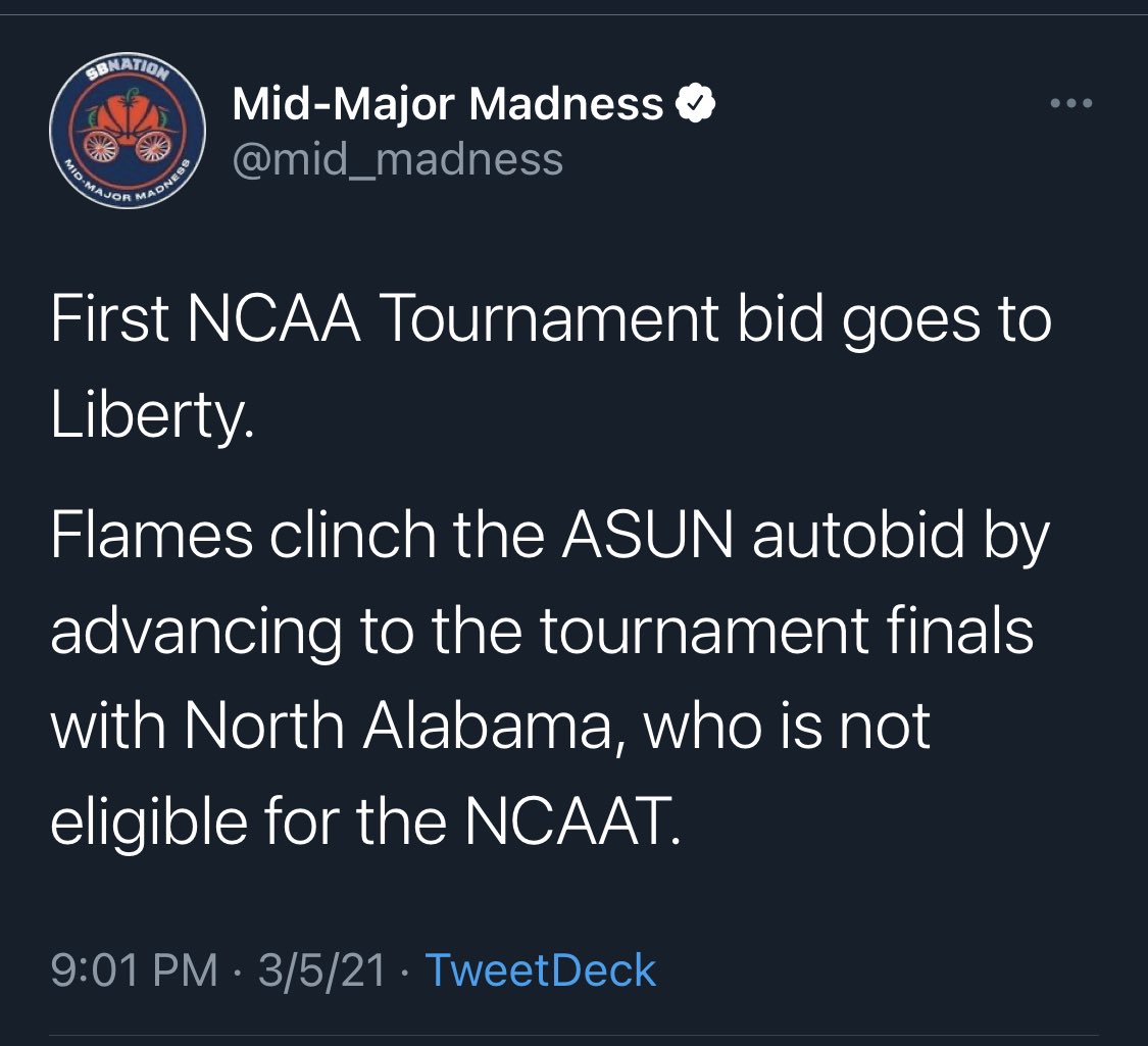 mikalellen's tweet photo. #MarchMadness #MarchMadness2021 #AutomaticBid 😍🏀😍 https://t.co/TjomEkrl65