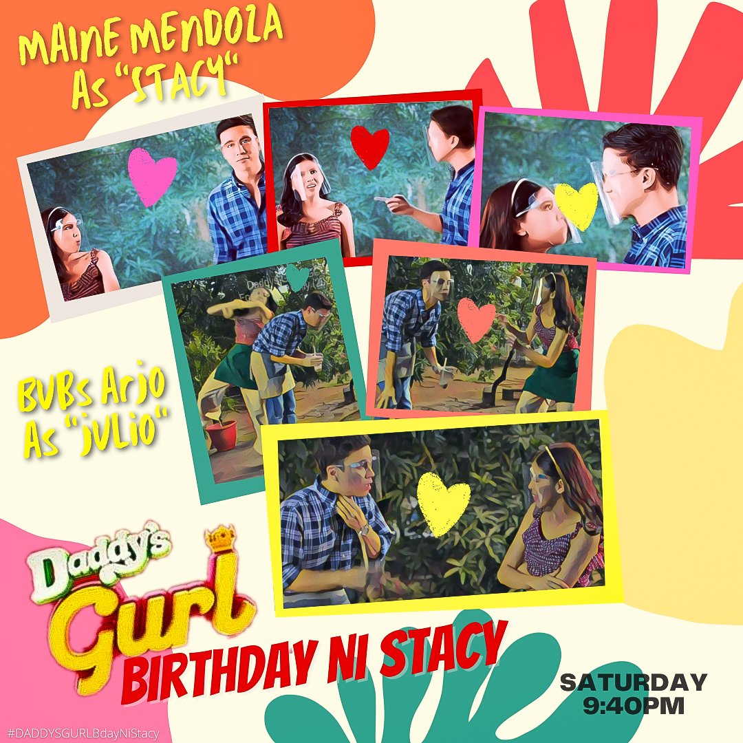 Oyy Stacy kunyari ka pa halatang INLOVE ka naman ke Julio! Ikaw naman Julio wag ka mag pa under ke Stacy!! 

MAMAYANG GABI NA! #DaddysGurl 

MaineArjo onDGTonight
<a href="/mainedcm/">Maine Mendoza</a> ❤️ <a href="/AtaydeArjo/">Arjo Atayde</a>
#MaineMendoza