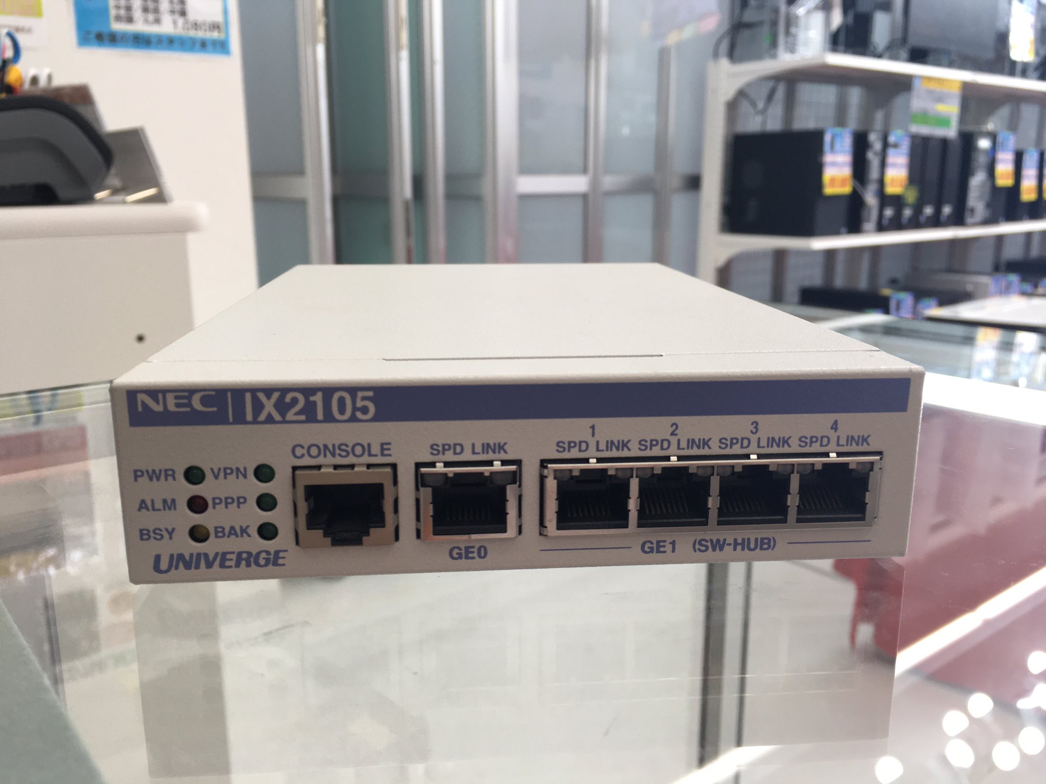 IX2106 NECルーター UNIVERGE 10.9.11（UNIVERGE IX2106 NEC