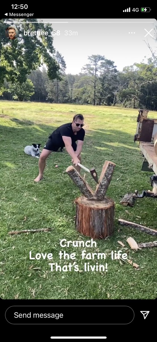 MarishaBhatt's tweet photo. Look at that 👏👏 @BrettLee_58 is there anything that you can’t do? #WeekendScenes https://t.co/jeQ8NgpgW8