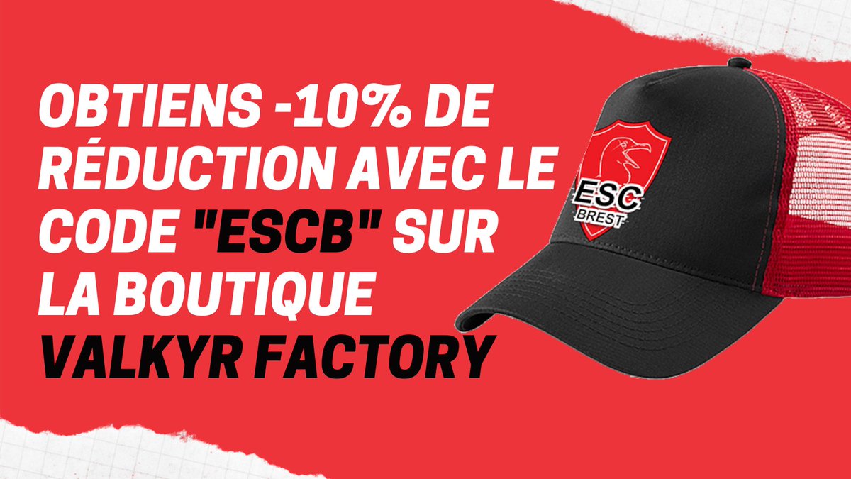 Brest_Esport's tweet image. Profitez dès maintenant 😉⚪🔴
Ça ce passe chez @ValkyrFactory !

@AzerusWear @BrestAsptt @NetsDesign1 @GnrationEsport

Merci à notre graphiste @JRD_design 😊