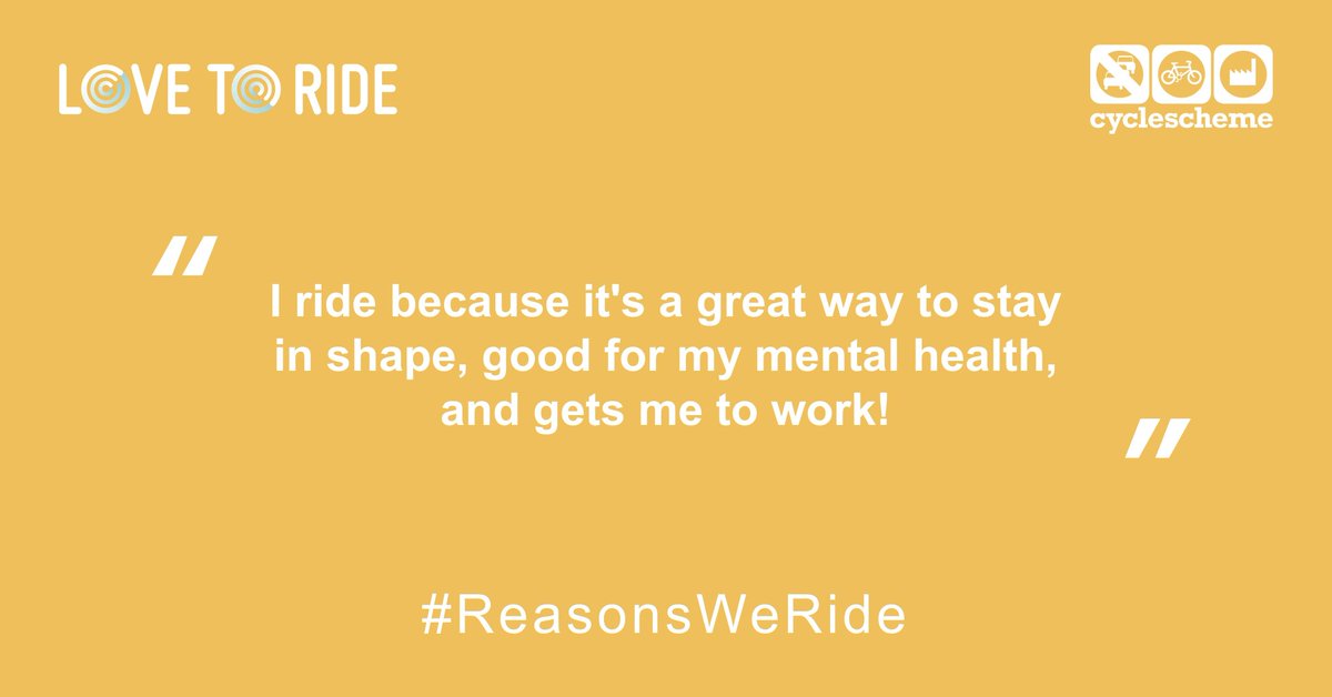 Cycling to work can be a great way to kill two birds with one stone. In this case three!

#ReasonsWeRide