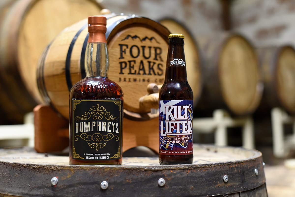fourpeaksbrew's tweet image. This week's #BeerFactFriday delves into what makes beer and whiskey similar, what makes them different, and what happens when you distill America's favorite Scottish ale (hint: delicious things). Enjoy: fourpeaks.com/beer-fact-frid…