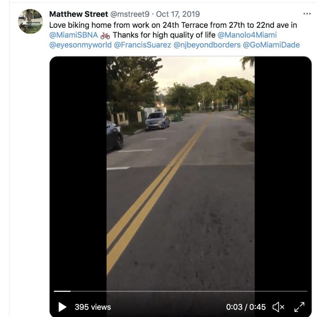 chinamakeup's tweet photo. @doug_hanks Funny how people have “doble standards” when it comes to their own good, here you see @mstreet9 praising and thanking  @FrancisSuarez for a great quality of life he got back in 2019 and now he is criticizing him for trying to do the same just few blocks away. hypocrisy 100% https://t.co/wOIRqXo7OJ