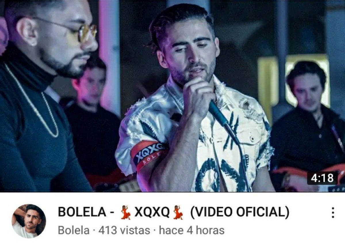 Ya salió el vídeo oficial de #XQXQ de Bolela 👌

¡Vayan a verlo porque está increíble!
Y no olviden hacer el #xqxqchallenge 💃