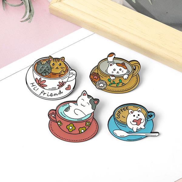 EnamelpinsC's tweet photo. Cute cup cat enamel pins.
Want to get a free one? https://t.co/e3E72uG2BH
