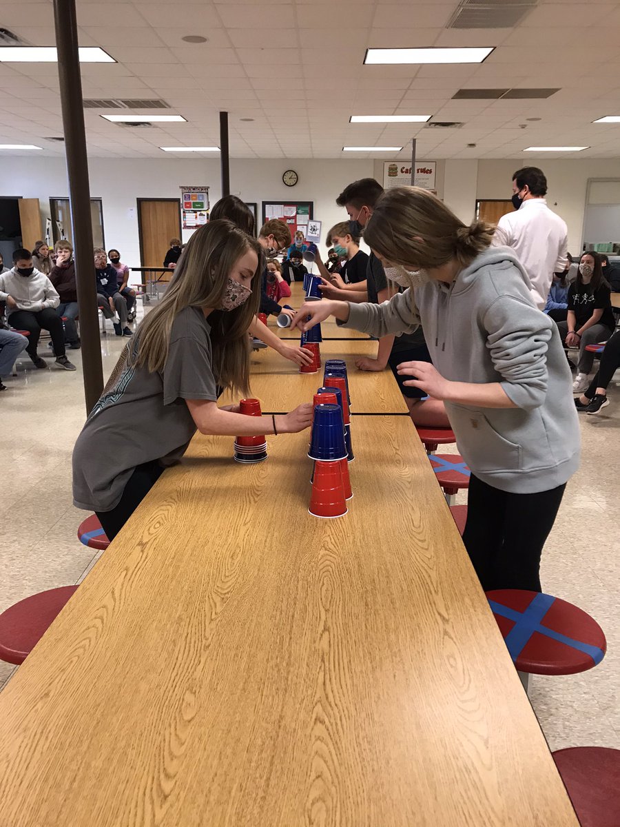 MrsReinsch's tweet image. Today we celebrated Term 4 with Minute to Win It games. #lotsofcheering #buccaneers