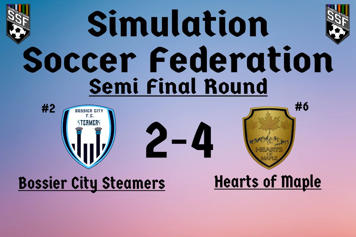 Simulation Soccer Federation tweet media