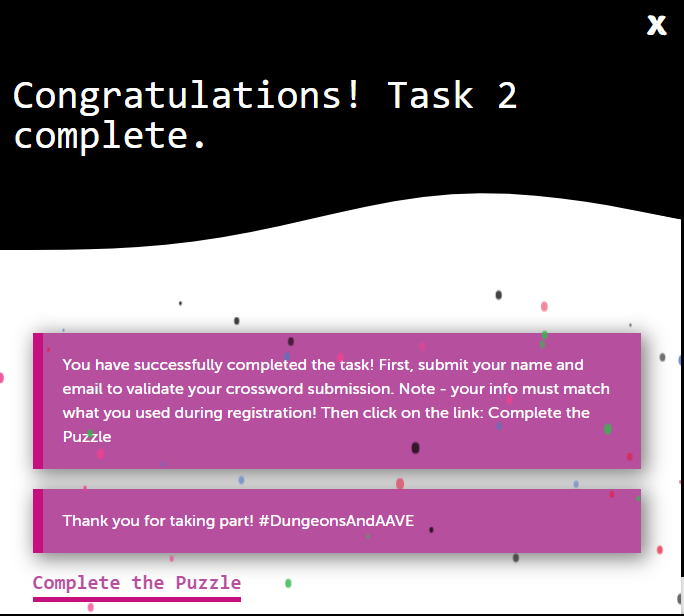 #DungeonsAndAAVE #AAVE #CovalentHQ puzzle 1 complete