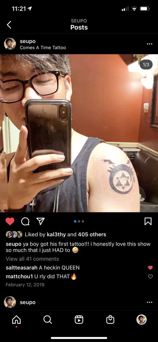 𝖘 𝖊 𝖓 𝖘 𝖊 𝖎 Yeah I Got This Fmab Tattoo 2 Yrs Ago Let Me Thrive You An Me Haters