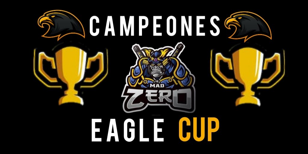 #CAMPEONES

FELICIDADES..! Al equipo <a href="/TMZEsport/">Team Mad Zero</a> (Team Mad Zero) por su enorme actuación en la final de la 3° Edición Venciendo a su rival #CarnageGaming con un 3-0 . 

Ahora pueden disfrutar de un 1° Lugar mas en su Historia como Equipo esports.

🥇TEAM MAD ZERO🥇