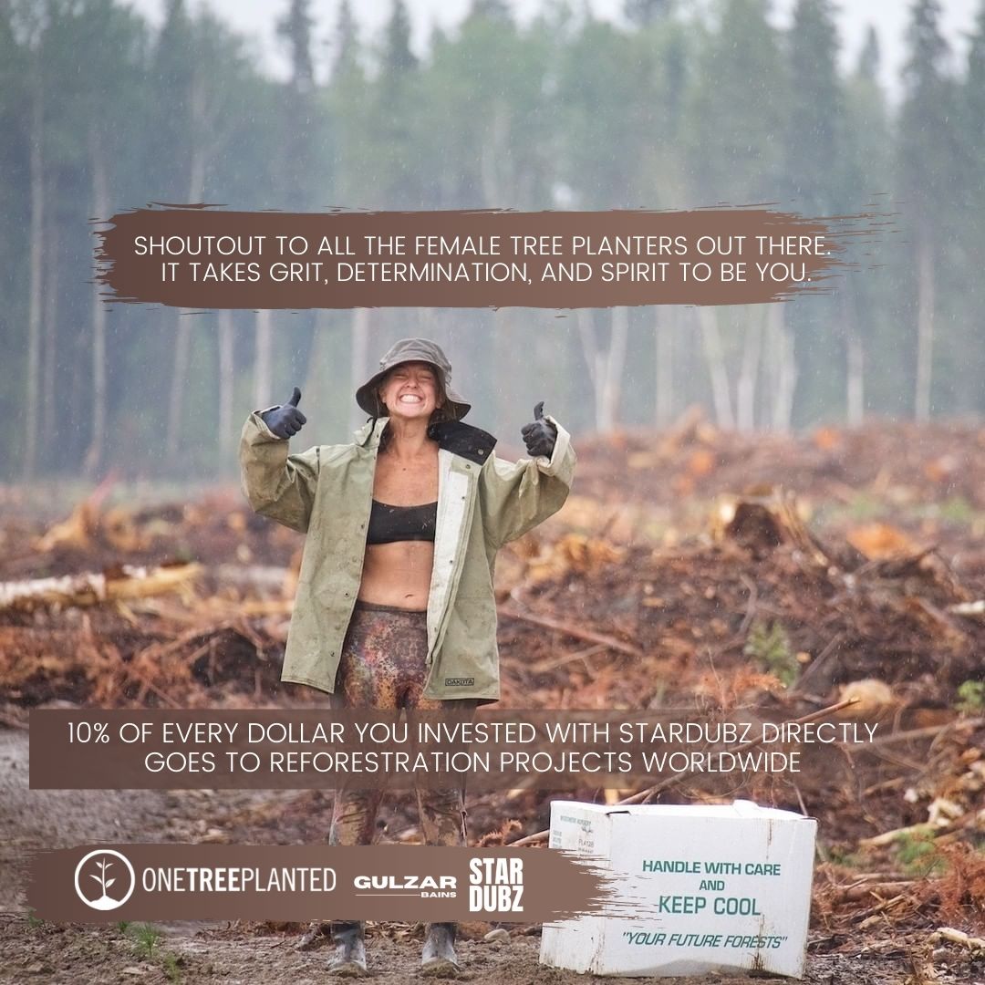 Shoutout to all the female tree planters out there 🌱💪🏽 It takes grit, determination, and spirit to be you. Keep cool😎

#treeplanter #womenforforests #canada #treeplanters #onetreeplanted #environment #forest #trees #nature #genderequality #treeplantation #treeplanterslife