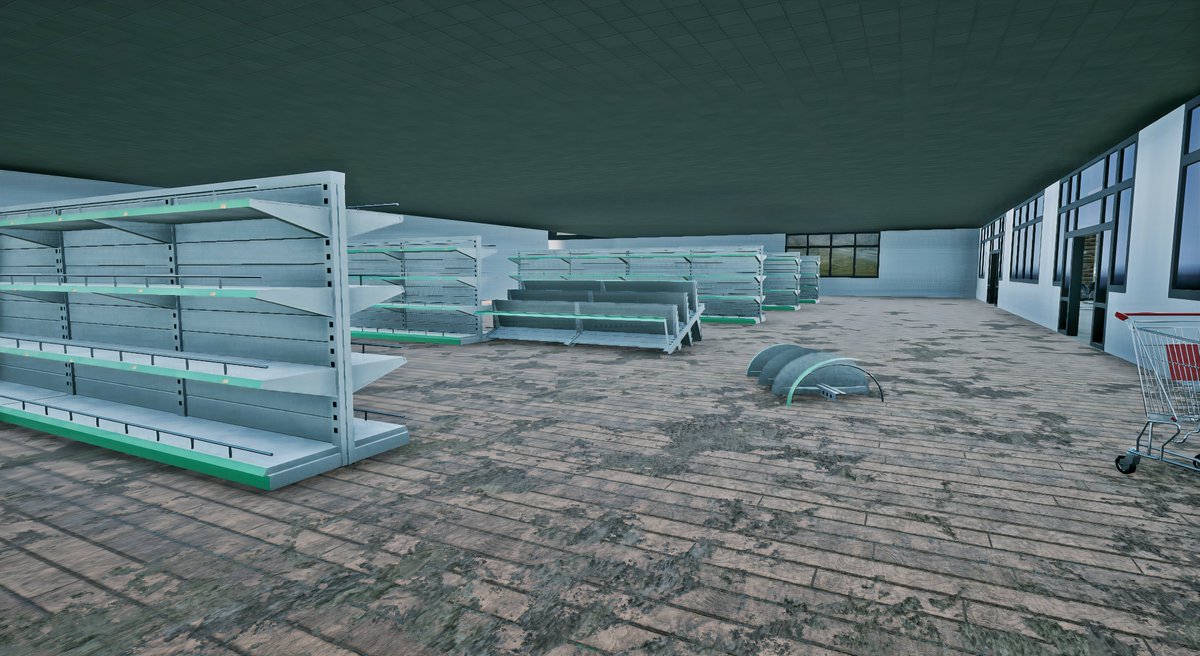 Heavy lighting and post processing rework as well as building creation. #ue4 #gamedev #MaleficiaTheGame