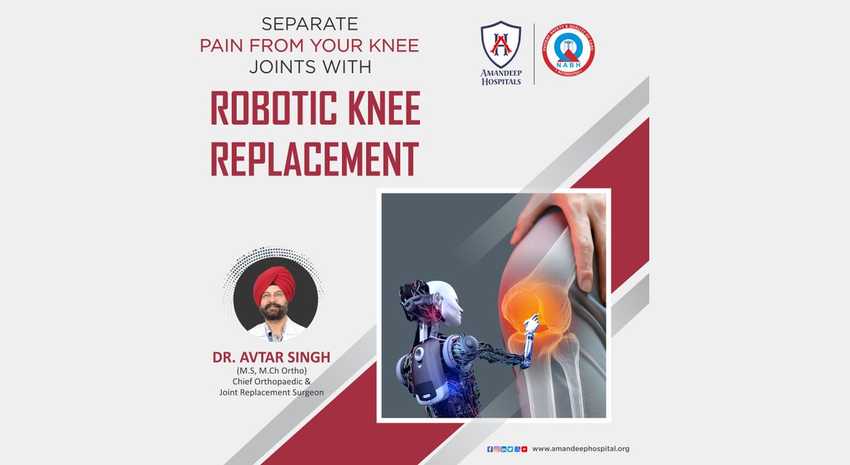 Robotic knee replacement has got a lot of advantages in terms of better implant positioning, precise surgical bone cuts, least human intervention, faster recovery, and least hospital stay. 

#kneereplacementsurgeon #robotickneesurgery #replacementsurgery #robotickneereplacement