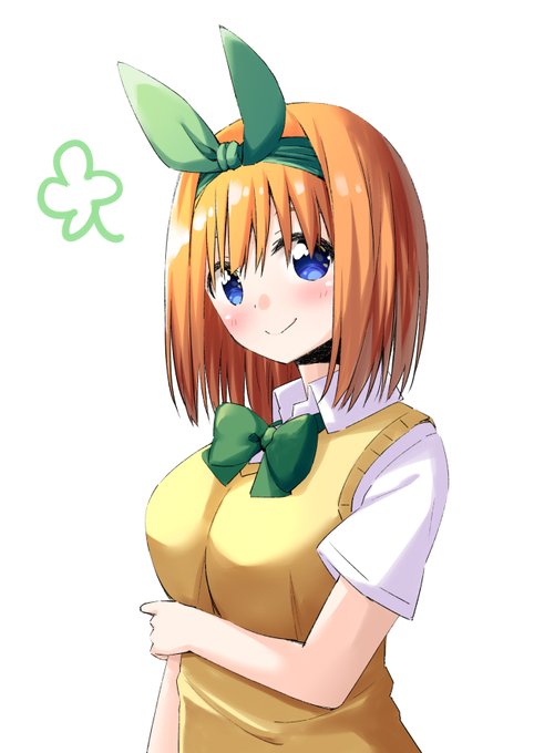 はる🌸さんがTwitterに投稿した中野四葉(五等分の花嫁)のイラスト。