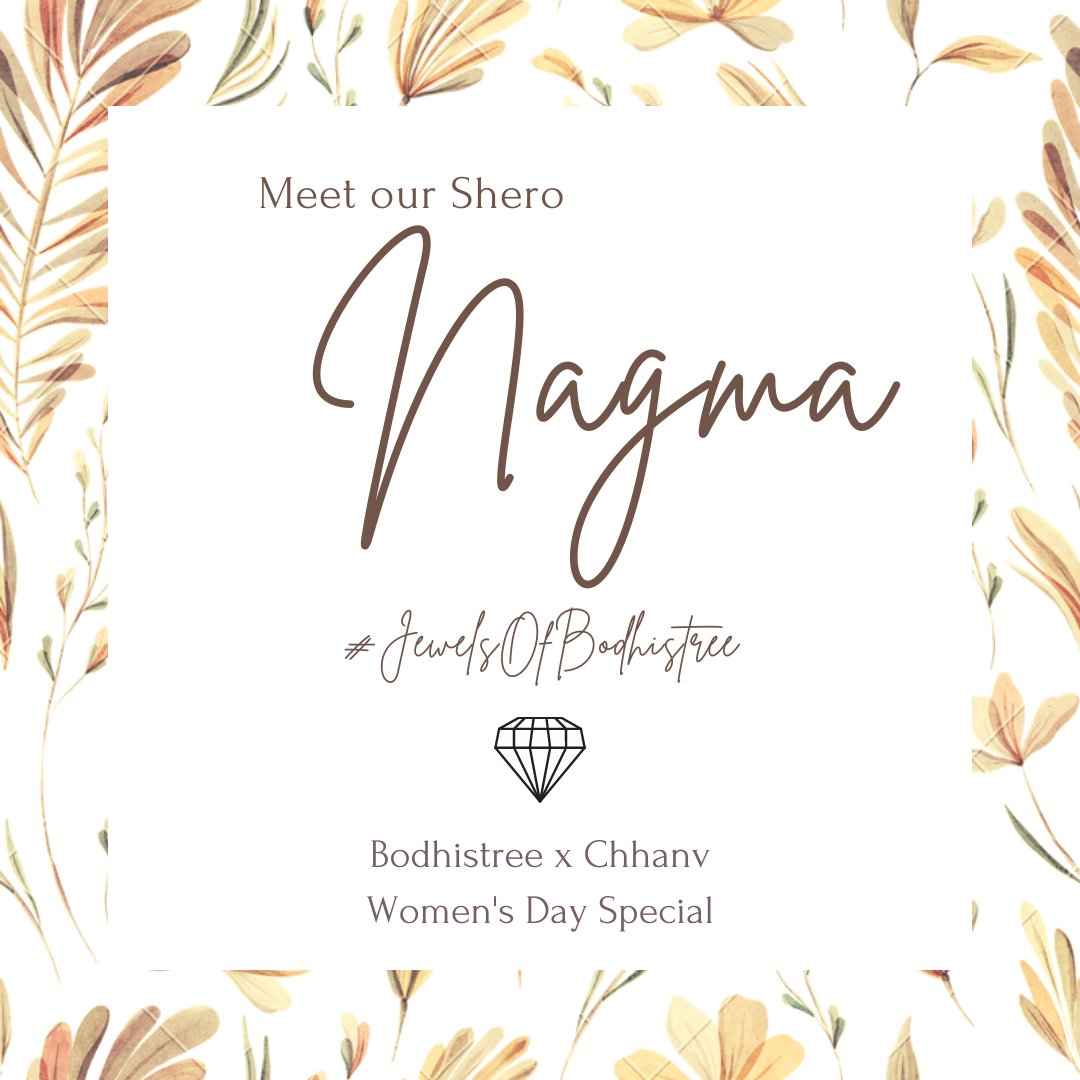 #WomensDaySpecial – #JewelsOfBodhistree, a Bodhistree x @SAAWorks collaboration
#MeetOurSheroes 
Meet Nagma - A young ambitious woman with the zest to lead an independent life
#WomensHistoryMonth #WomensDay #StopAcidAttacks #Sheroes #WomenTellAll #Women