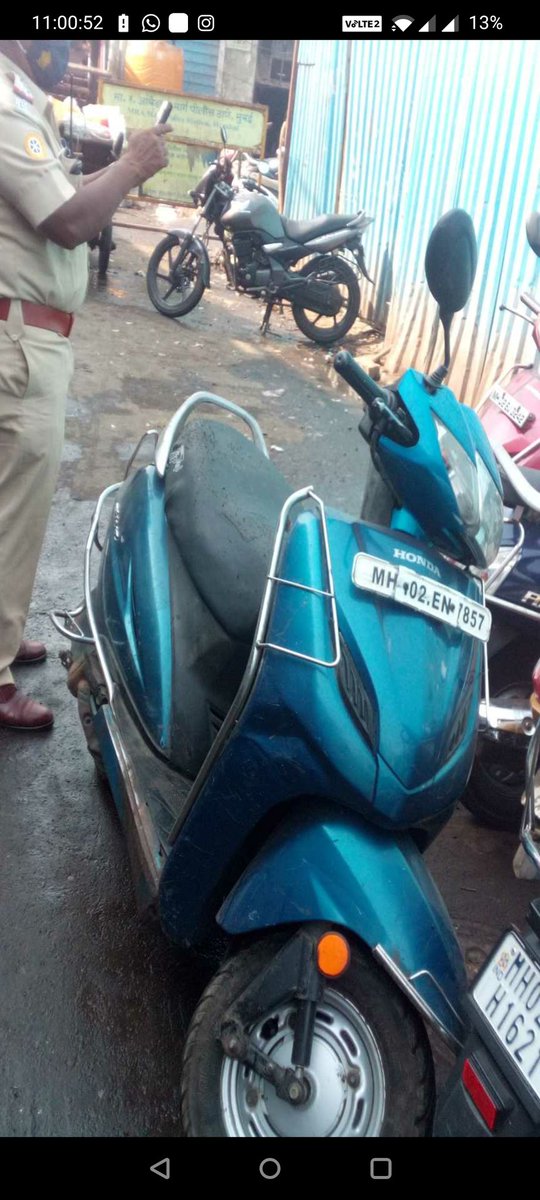 xaviermelroy's tweet photo. @MumbaiPolice @mtptraffic I have been charged 2 challan from the past 2 days and one a few months before. My bike is a Bajaj Dominar 400 but the photos are of an Activa with the same number on my bike. Please look into this issue. https://t.co/Tmmxt2EMX6