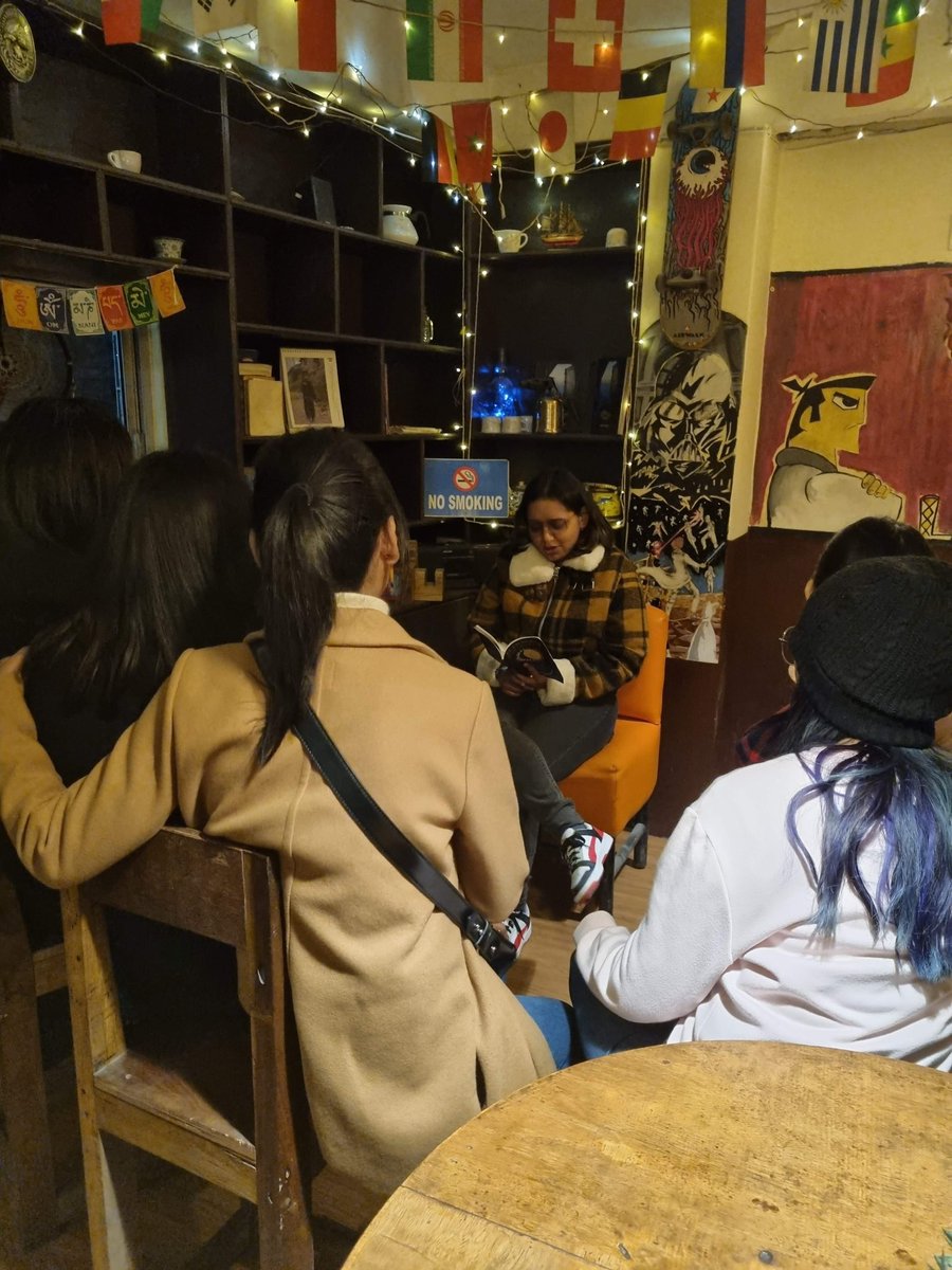 soniyak06's tweet photo. Hosted my first ever book reading session in Darjeeling.
It was a wonderful experience, thank you to everyone who took out time to attend the session.
#EchoingAShadow #SoniyaKanchan #PoemBooks #EbookPoem #poemgift #englishpoetry #collection #LovePoetry #BestSellers https://t.co/KwZTNpq52t