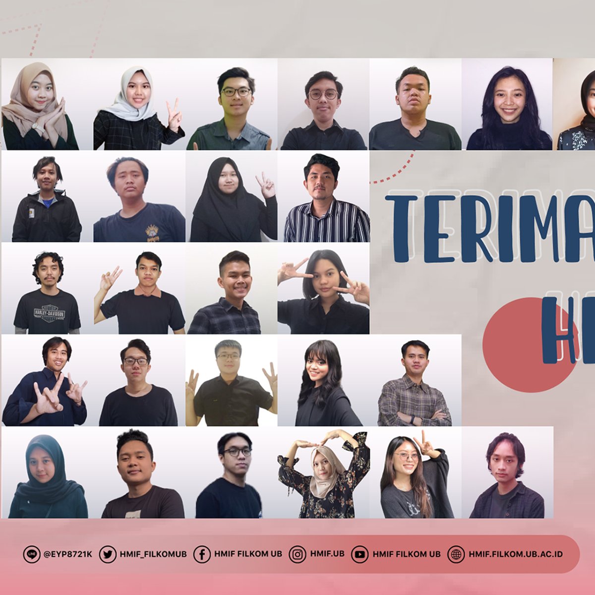 HMIF_FilkomUB's tweet photo. [ KABINET RUMAH PAMIT ]
⁣
Musim silih berganti, waktu terlewati, dan tidak terasa kita semua telah sampai di akhir masa kepengurusan ini.
⁣
Kabinet Rumah. Selalu memiliki harapan menjadi tempat senang berbagi, tempat singgah untuk beraspirasi. Banyak hal yang sudah kami lewati https://t.co/Vijbe0h3Mj