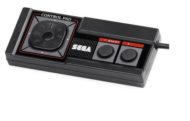 Picture of the Sega Master System controller.