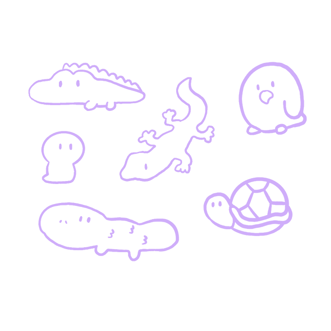 爬虫類のtwitterイラスト検索結果