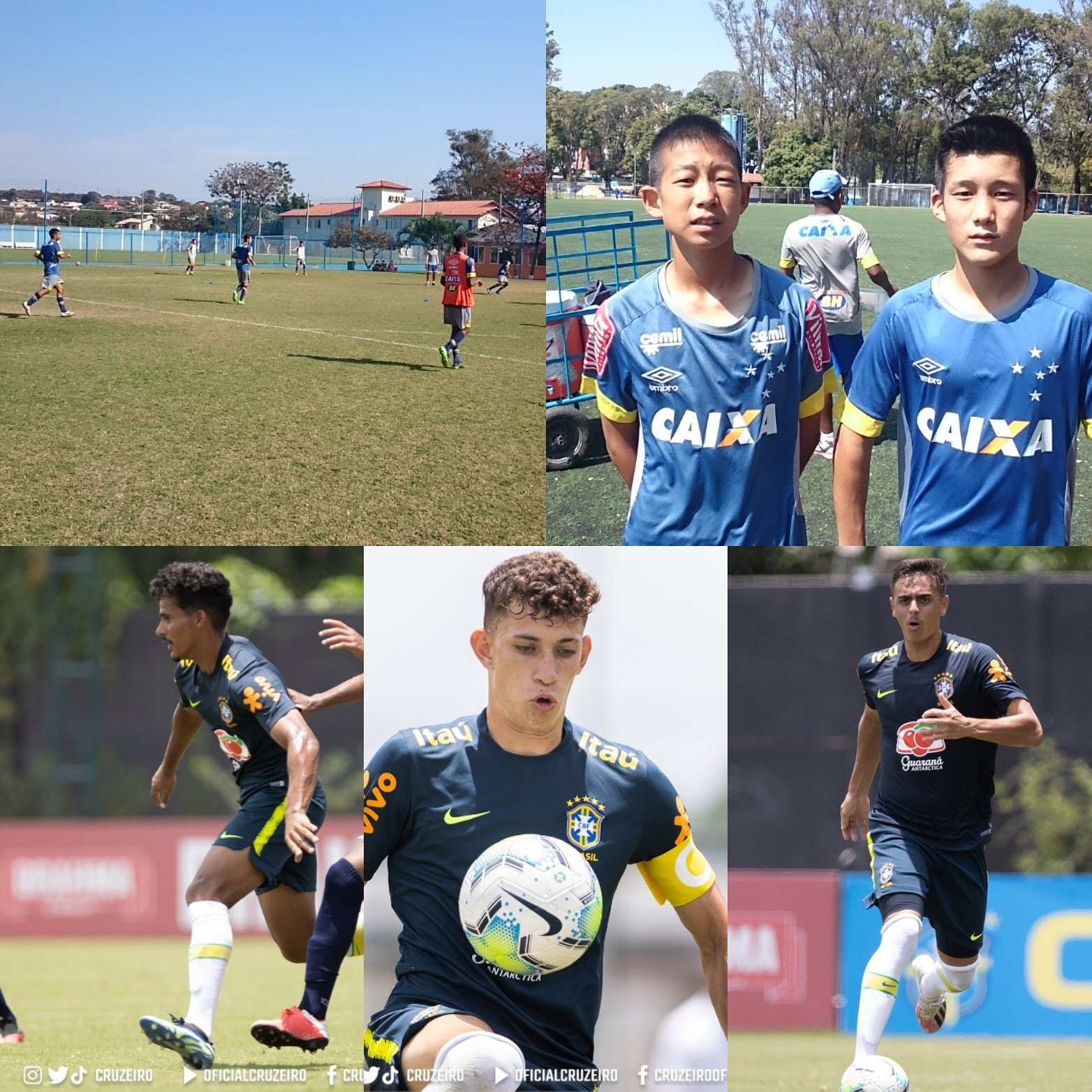クルゼイロジャポン 育成に長けたクルゼイロ U18ブラジル代表に3人選ばれました ステーニオ ウェベルトン カイキ さらに成長してほしいですね 実は4年前 日本から二人の中学生がクルゼイロに行き 短期留学しました 我々の留学は 日本人だけで