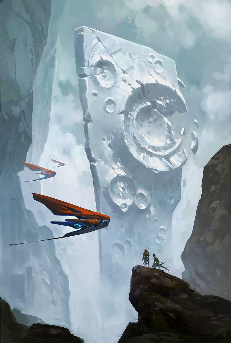 KoryLynnHubbell's tweet photo. Here’s another throwback for a personal project as I go through old files. #conceptart #gamedev #art #moonshard #digitalpainting https://t.co/0F560OkwaI