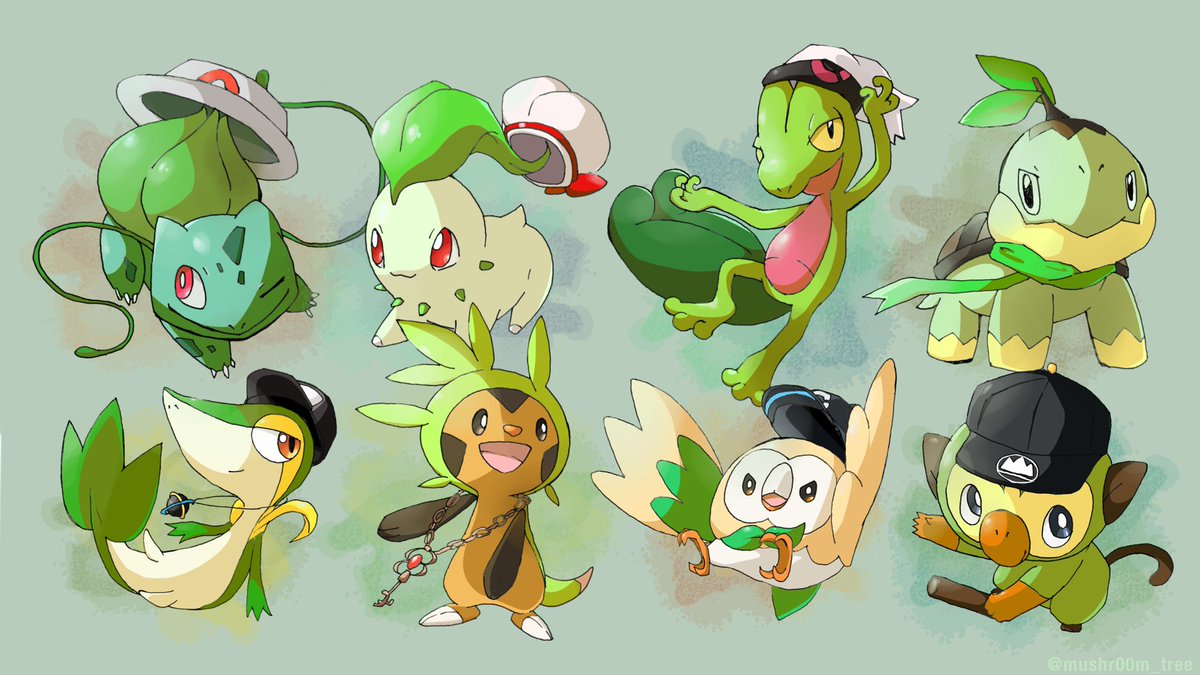 きのこの木 揃いました 改めてポケモン25周年おめでとうございます きのこの木 揃いました 改めてポケモン25周年おめでとうございます