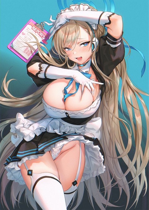 アスナ:"レベルアップですか? 承知いたしました先生!"😋#ブルアカ #ブルーアーカイブ 