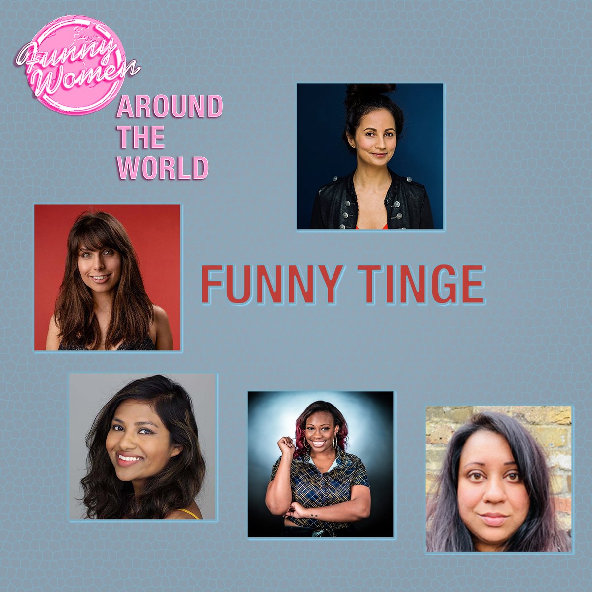 Funny Women (@funnywomen) on Twitter photo In 2019 the MP Angela Smith described people from black, Asian and minority ethnic backgrounds as having a “funny tinge”. Hear from some of the funniest, on twitch.tv/funnywomencic in about 10 min! #IWD2021
<a href="/alexbertanades/">Alex Bertulis-Fernandes</a> <a href="/SharlinComedy/">SharlinComedy</a> <a href="/sikisacomedy/">Sikisa Comedy</a> @SuchandrikaC <a href="/StellaGraham/">Stella Graham</a> In 2019 the MP Angela Smith described people from black, Asian and minority ethnic backgrounds as having a “funny tinge”. Hear from some of the funniest, on twitch.tv/funnywomencic in about 10 min! #IWD2021
<a href="/alexbertanades/">Alex Bertulis-Fernandes</a> <a href="/SharlinComedy/">SharlinComedy</a> <a href="/sikisacomedy/">Sikisa Comedy</a> @SuchandrikaC <a href="/StellaGraham/">Stella Graham</a>