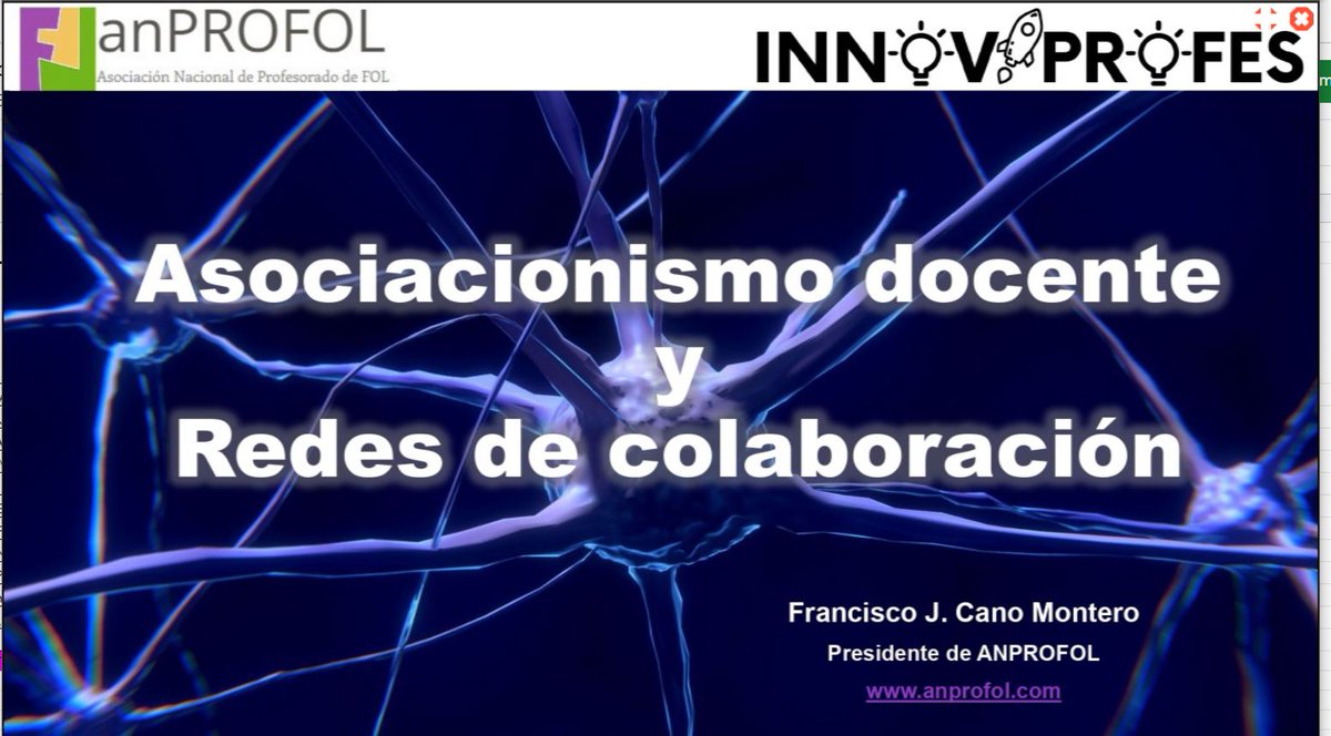 pirafol3's tweet image. En #INNOVAPROFES @pacocanom presentando #ANPROFOL.