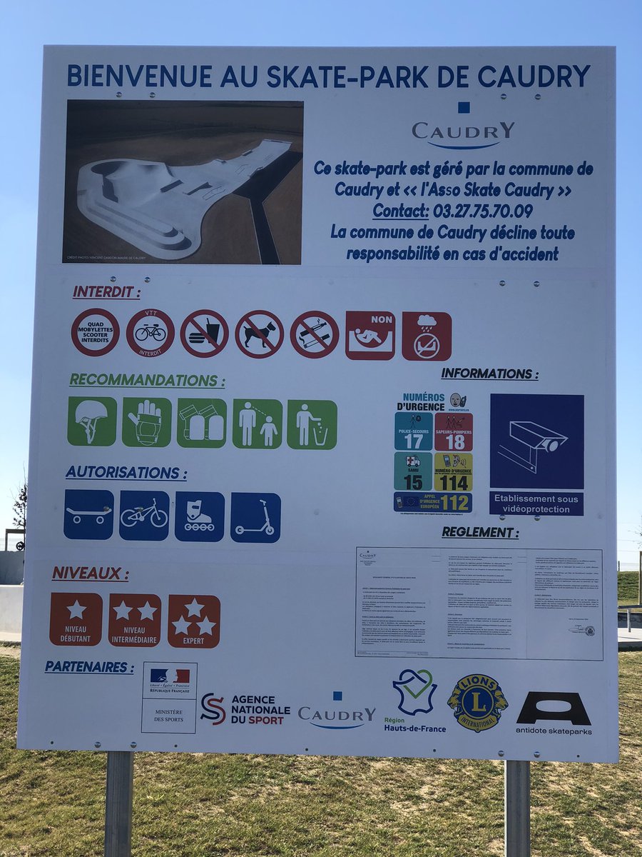 Merci à la <a href="/VilleDeCaudry/">Ville de Caudry</a> pour son accueil. Nous avons beaucoup appris hier. #Estaires #ProjetSkatePark <a href="/BRICOUTFrdric2/">Frédéric BRICOUT</a>